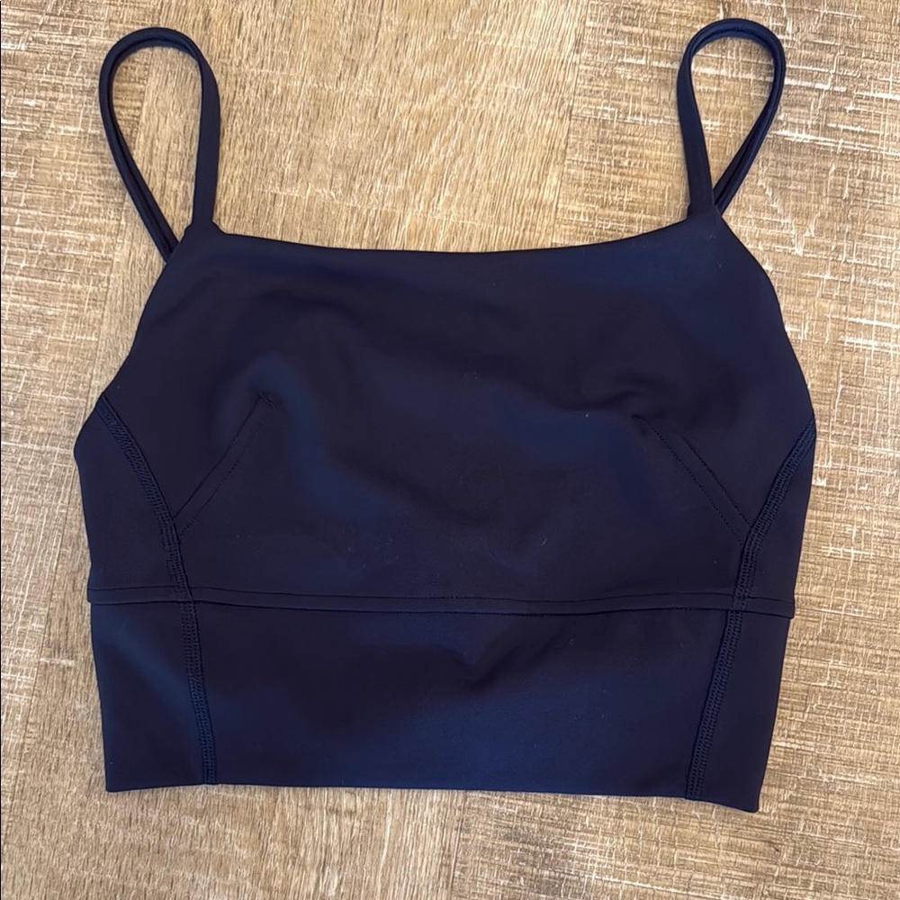Lululemon Blue Wunder Train Strappy Tank Top